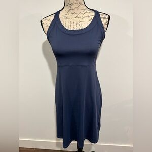 Columbia Women's Freezer Athletic Tennis Dress Navy Blue Size XS